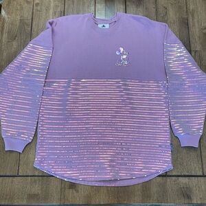 Disney Pink Spirit Jersey EARidescent Sequins  NWT